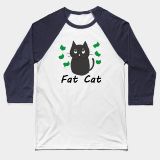 Fat Cat Baseball T-Shirt